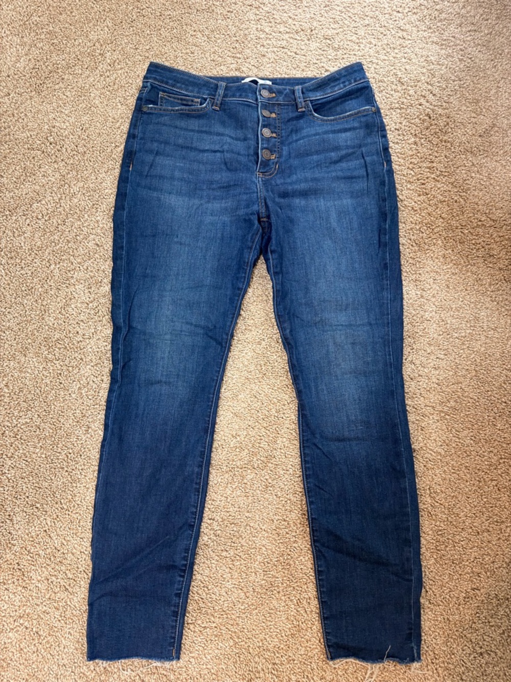 LC Lauren Conrad High-Rise Women's Jeans - Dark Blue